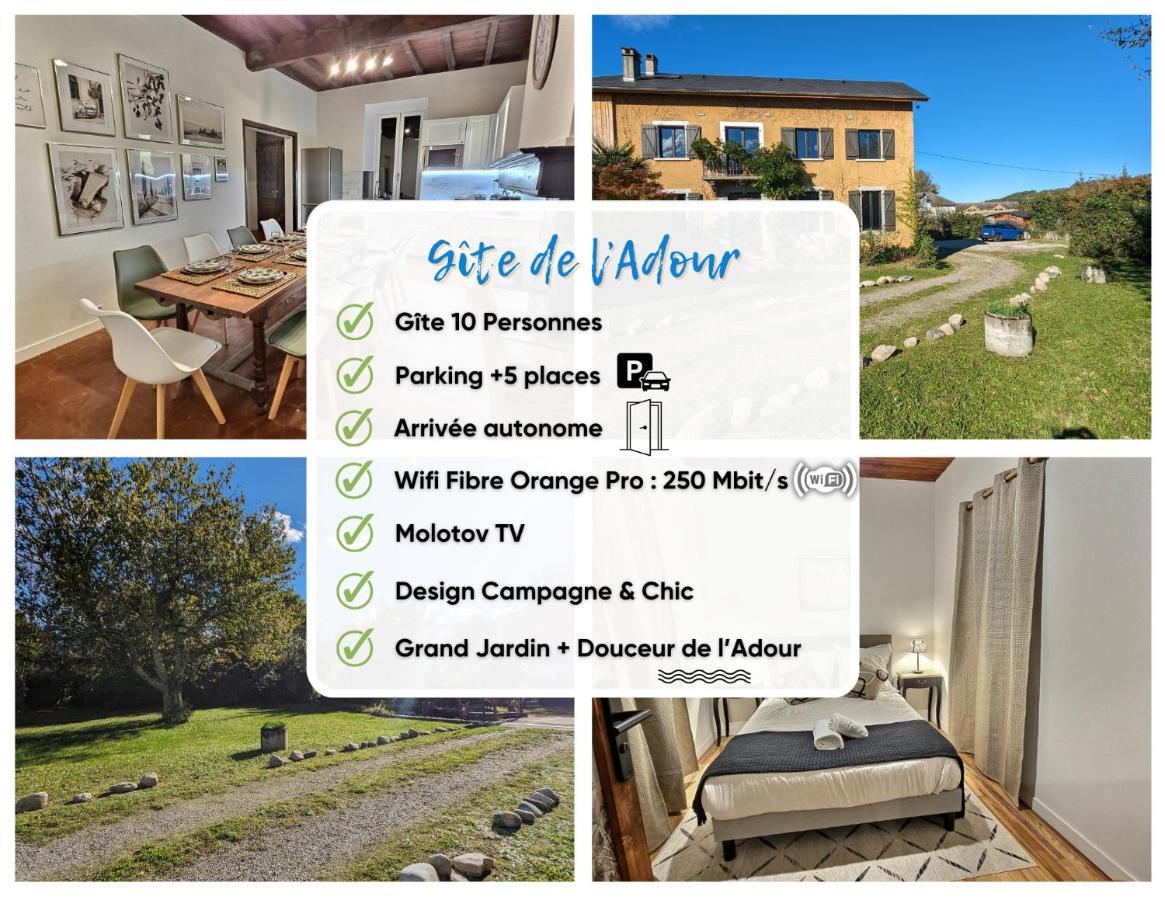 Gerde Gite De L'Adour, Renove & Chic, Parking מראה חיצוני תמונה
